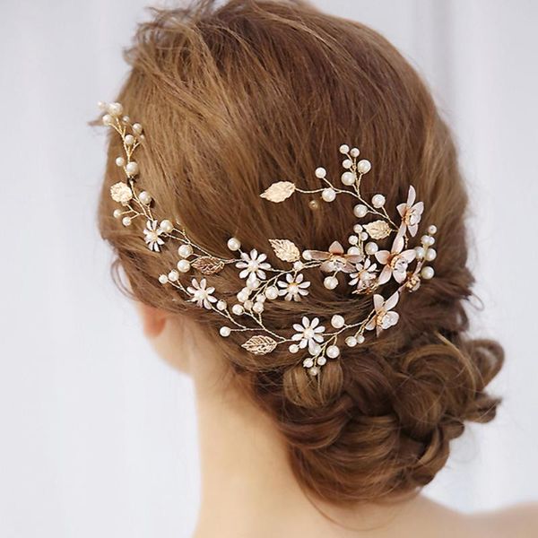hair clips & barrettes wedding headband handmade pearls leaf flower bridal headpieces headwear accessory for decoration, Golden;silver
hair clips & barrettes wedding headband handmade pearls leaf flower bridal headpieces headwear accessory for decoration, Golden;silver