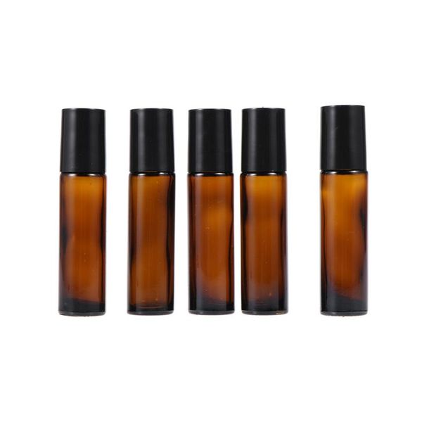 storage bottles & jars 24pcs 10ml amber empty refillable glass perfume roll on bottle with stainless steel roller for essential oil aromathe
storage bottles & jars 24pcs 10ml amber empty refillable glass perfume roll on bottle with stainless steel roller for essential oil aromathe