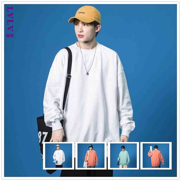 spring autumn oversize cotton pullover round collar sweater for men and women, Black
spring autumn oversize cotton pullover round collar sweater for men and women, Black