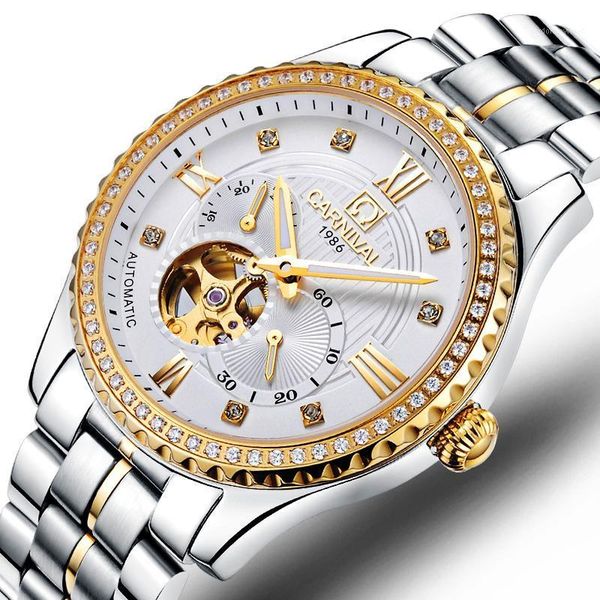 switzerland men watches carnival japan miyota automatic self-wind movement man watch diamond hombre relogio c7629-1 wristwatche wristwatches, Slivery;brown
switzerland men watches carnival japan miyota automatic self-wind movement man watch diamond hombre relogio c7629-1 wristwatche wristwatches, Slivery;brown