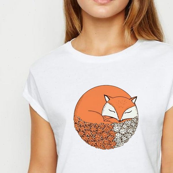 fashion scenery fox t shirt women loose spring summer ropa mujer tshirt cute and creative recreational o collar t shirts, White
fashion scenery fox t shirt women loose spring summer ropa mujer tshirt cute and creative recreational o collar t shirts, White