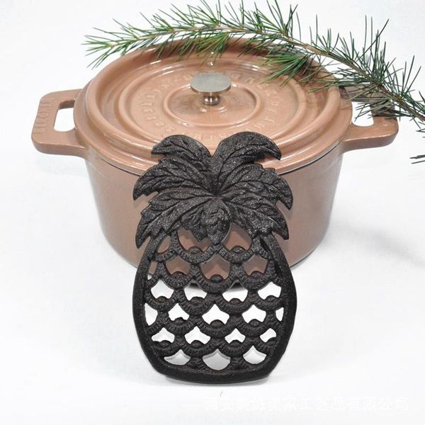 mats & pads rustic cast iron pineapple trivet decorative for pans kitchen or dinning table decorations
mats & pads rustic cast iron pineapple trivet decorative for pans kitchen or dinning table decorations