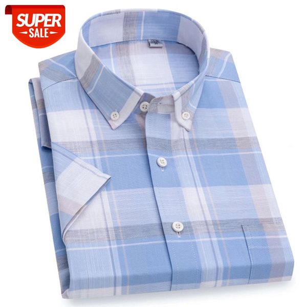 pure cotton plaid shirts for men short sleeve fashion checkered shirts male cool summer breathable with pocket #ut7z, White;black
pure cotton plaid shirts for men short sleeve fashion checkered shirts male cool summer breathable with pocket #ut7z, White;black