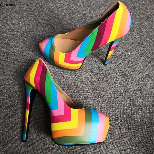 olomm new fashion women platform pumps stiletto high heels pumps round toe multi color party shoes women plus us size 5-15, Black
olomm new fashion women platform pumps stiletto high heels pumps round toe multi color party shoes women plus us size 5-15, Black