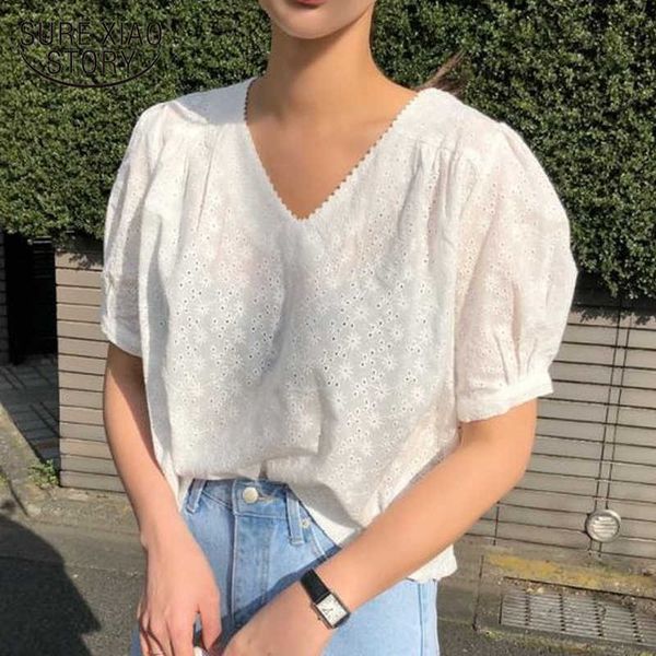 summer short sleeve hollow out blouse women pullover white ladies clothing office lady v-neck floral women shirt 14291 210528
summer short sleeve hollow out blouse women pullover white ladies clothing office lady v-neck floral women shirt 14291 210528