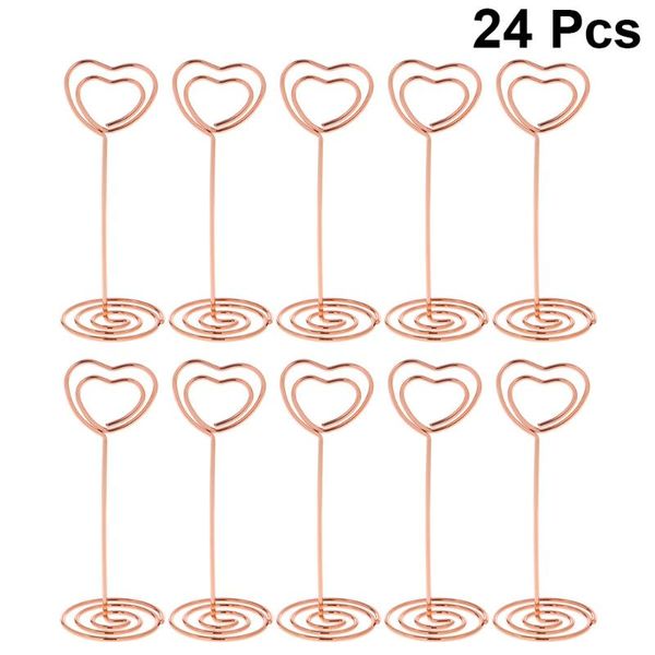 party decoration 24pcs heart shape po holder stands table number holders paper menu clips for wedding banquet (rose gold)
party decoration 24pcs heart shape po holder stands table number holders paper menu clips for wedding banquet (rose gold)
