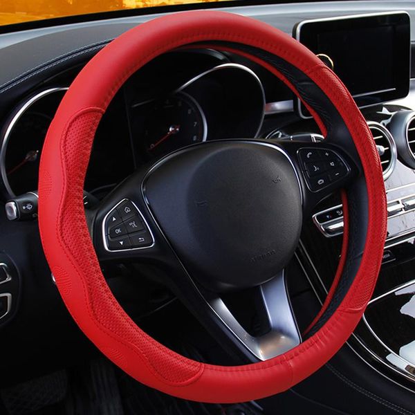 steering wheel covers universal car pu cover leather anti-slip skidproof durable 38cm
steering wheel covers universal car pu cover leather anti-slip skidproof durable 38cm