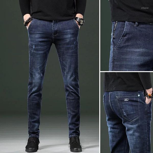 men's jeans casual fashion blue and black slim street pants 2021 spring autumn clothing 28-38
men's jeans casual fashion blue and black slim street pants 2021 spring autumn clothing 28-38