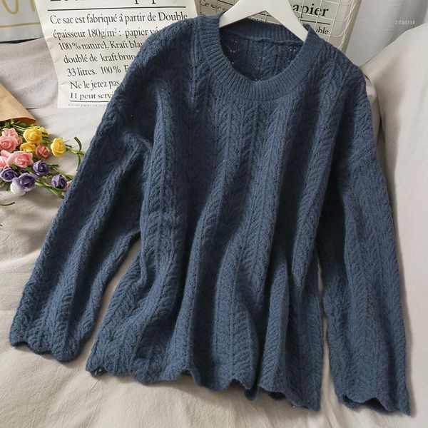 women's sweaters autumn wavy side mid-length slim slimming solid color sweater women 2021 vertical stripe all-match pullover, White;black 
women's sweaters autumn wavy side mid-length slim slimming solid color sweater women 2021 vertical stripe all-match pullover, White;black