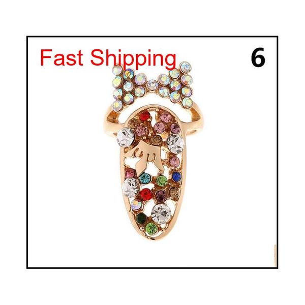 novelty bowknot nail ring charm crown flower crystal finger nail rings for women lady rhinestone fingernail protecti qylolf beauty888, Silver
novelty bowknot nail ring charm crown flower crystal finger nail rings for women lady rhinestone fingernail protecti qylolf beauty888, Silver