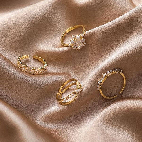 wedding rings for women opening adjustable fashion pearl engagement promise jewelry accessories, Slivery;golden
wedding rings for women opening adjustable fashion pearl engagement promise jewelry accessories, Slivery;golden
