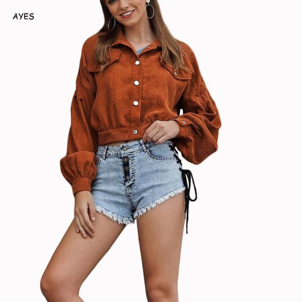 women's jackets 2021 spring autumn women corduroy coat long sleeves warm crop outwear cropped jacket turn down collar streetwear, Black;brown
women's jackets 2021 spring autumn women corduroy coat long sleeves warm crop outwear cropped jacket turn down collar streetwear, Black;brown