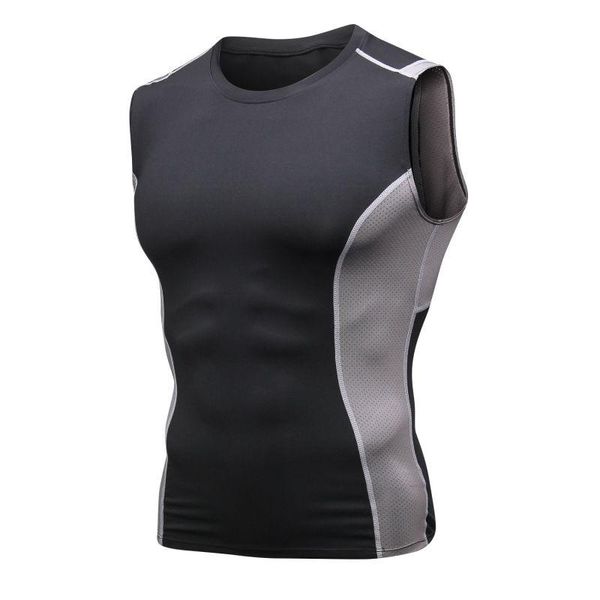 gym clothing men's casual sleeveless quick-drying breathable fitness vest outdoor sports bottoming round collar accessory, White;black
gym clothing men's casual sleeveless quick-drying breathable fitness vest outdoor sports bottoming round collar accessory, White;black