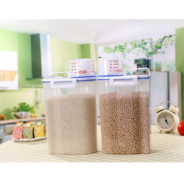 storage bottles & jars 2l plastic cereal dispenser box kitchen food grain rice container pp multifunctional lsf99
storage bottles & jars 2l plastic cereal dispenser box kitchen food grain rice container pp multifunctional lsf99
