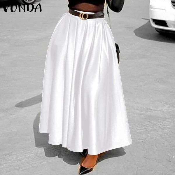 skirts women solid color pleated vonda 2021 summer long maxi casual high waist party baggy with pockets s-, Black
skirts women solid color pleated vonda 2021 summer long maxi casual high waist party baggy with pockets s-, Black