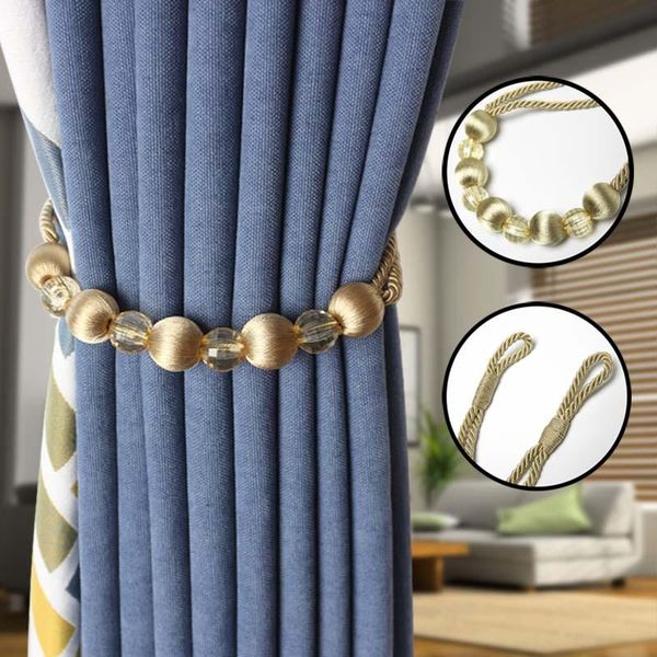 2pcs curtain tiebacks tie ropes curtain straps decorative accessories with crystal bead curtains home decor
2pcs curtain tiebacks tie ropes curtain straps decorative accessories with crystal bead curtains home decor