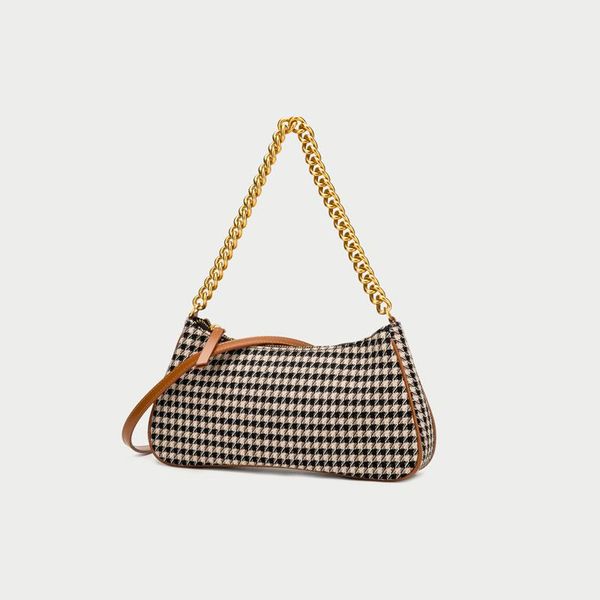 cross body women bag 2021 houndstooth shoulder messenger chain lady accessories retro check underarm
cross body women bag 2021 houndstooth shoulder messenger chain lady accessories retro check underarm