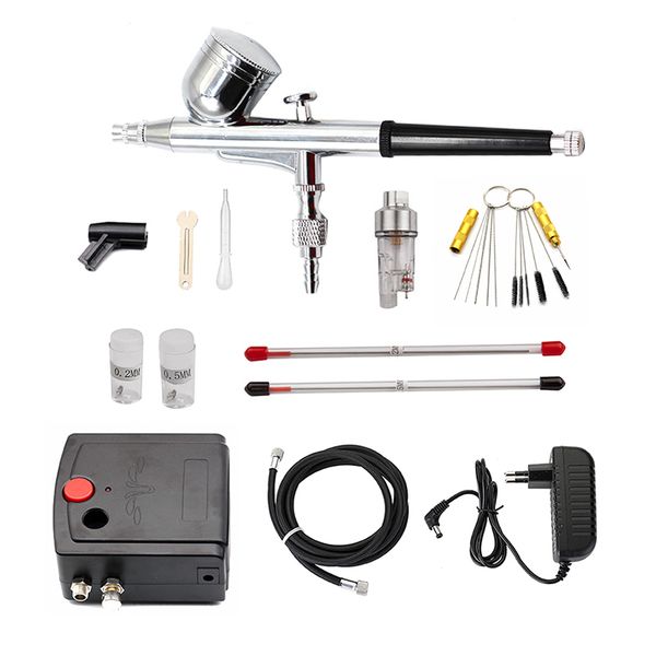 dual action airbrush compressor kit air-brush paint spray gun sandblaster sandblast gun for art car model tattoo nail tools set
dual action airbrush compressor kit air-brush paint spray gun sandblaster sandblast gun for art car model tattoo nail tools set