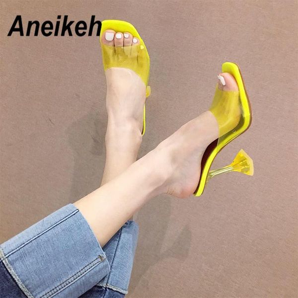 sandals aneikeh pvc transparent peep toe jelly summer fashion ladies crystal perspex mules spike high-heel shoes, Black
sandals aneikeh pvc transparent peep toe jelly summer fashion ladies crystal perspex mules spike high-heel shoes, Black