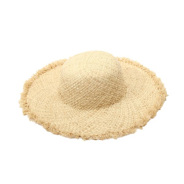 Lace Straps Raw Edges Big Brimmed Raffia Straw Hats Wild Sun Hats Women's Vacation Beach Hats Summer Tide
Lace Straps Raw Edges Big Brimmed Raffia Straw Hats Wild Sun Hats Women's Vacation Beach Hats Summer Tide