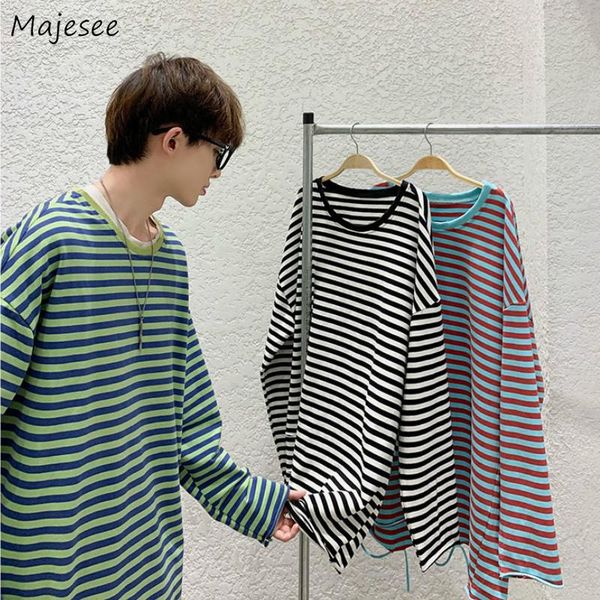 men's t-shirts men long sleeve striped holes 3xl simple all-match autumn male basic korean fashion ulzzang, White;black
men's t-shirts men long sleeve striped holes 3xl simple all-match autumn male basic korean fashion ulzzang, White;black