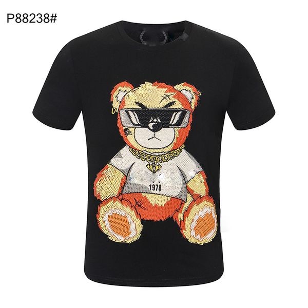 designer mens t-shirt skull crystal tees summer basic solid print letter bear skateboard casual punk tee shirts fashion luxury clothing ora, White;black
designer mens t-shirt skull crystal tees summer basic solid print letter bear skateboard casual punk tee shirts fashion luxury clothing ora, White;black