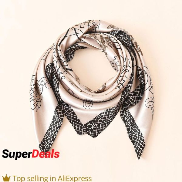 scarves 90*90cm square silk women foulard head scarf ladies shawl wrap muffler pareo bandanna female chiffon hijab poncho beach, Blue;gray
scarves 90*90cm square silk women foulard head scarf ladies shawl wrap muffler pareo bandanna female chiffon hijab poncho beach, Blue;gray