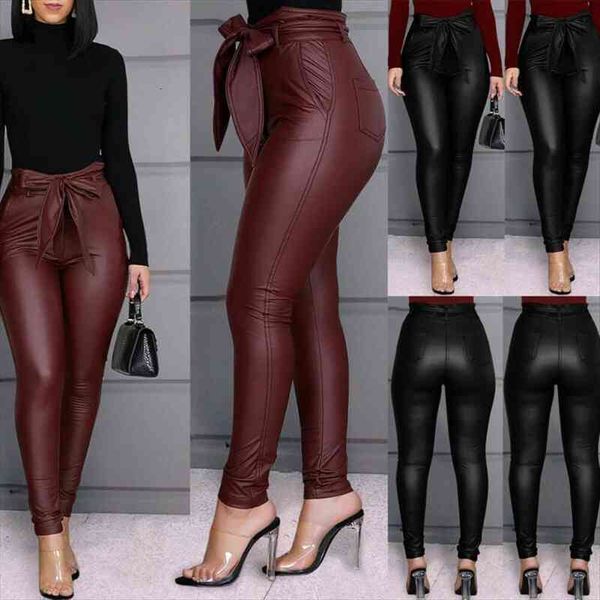 belt high waist pencil women pants faux leather pu sashes long trousers casual fashion, Black;white
belt high waist pencil women pants faux leather pu sashes long trousers casual fashion, Black;white
