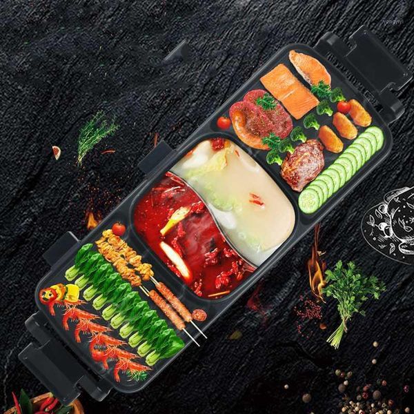 camp kitchen electric barbecue grill smokeless baking pan double-flavor pot multi-function griddle tools flat indoor pot1
camp kitchen electric barbecue grill smokeless baking pan double-flavor pot multi-function griddle tools flat indoor pot1