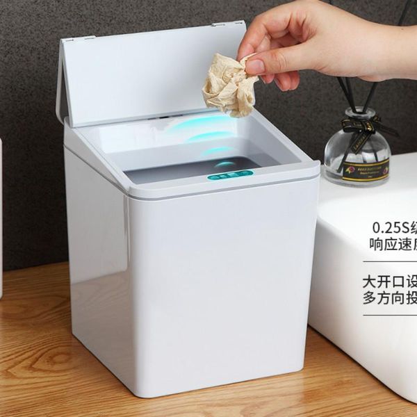 waste bins smart sensor trash can office table square mini storage box folding with lid poubelle de cuisine zero
waste bins smart sensor trash can office table square mini storage box folding with lid poubelle de cuisine zero