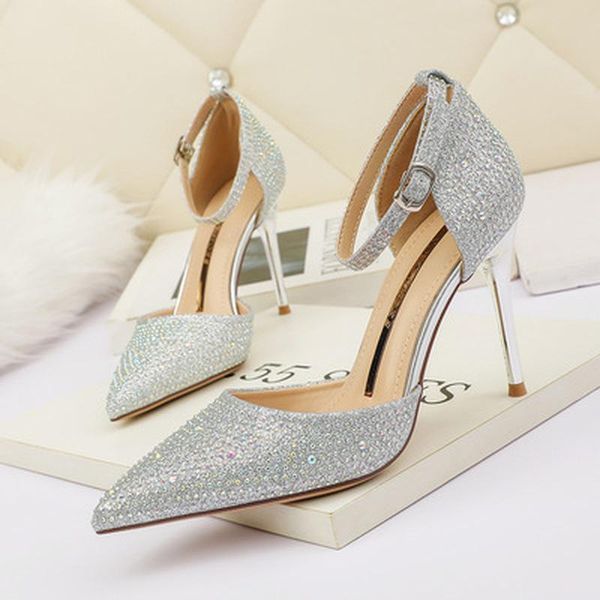 dress shoes 2021 women 10cm high heels sandals wedding bridal scarpins glitter fetish stiletto crystal gold pumps, Black
dress shoes 2021 women 10cm high heels sandals wedding bridal scarpins glitter fetish stiletto crystal gold pumps, Black