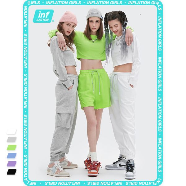 t shirt inf women's clothing - 2021 spring fashion candy color simple open navel short long sleeve for women, White
t shirt inf women's clothing - 2021 spring fashion candy color simple open navel short long sleeve for women, White