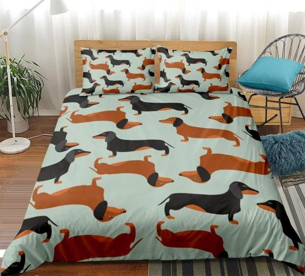 cute sausage dog duvet cover set dog bed set animal quilt cover dachshund cartoon home textil king dropship
cute sausage dog duvet cover set dog bed set animal quilt cover dachshund cartoon home textil king dropship