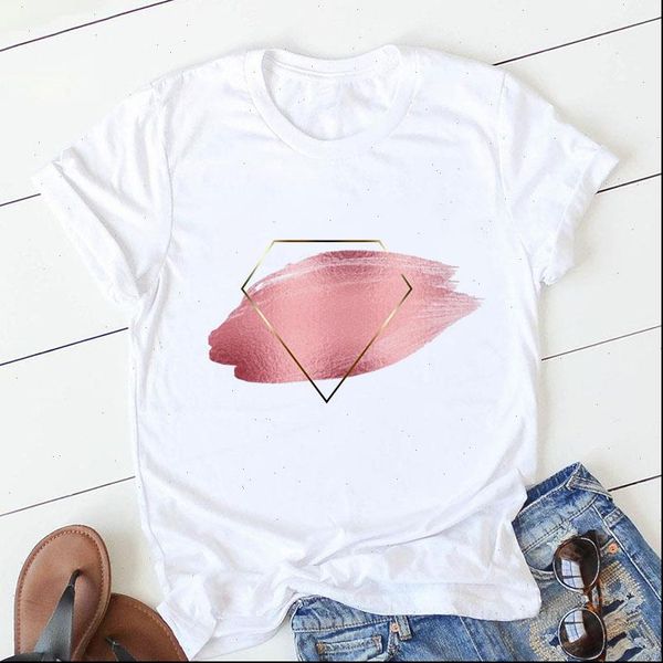 female t shirt geometry print women t shirts kawaii casual summer vogue harajuku tshirt korean style graphic summer tee, White
female t shirt geometry print women t shirts kawaii casual summer vogue harajuku tshirt korean style graphic summer tee, White