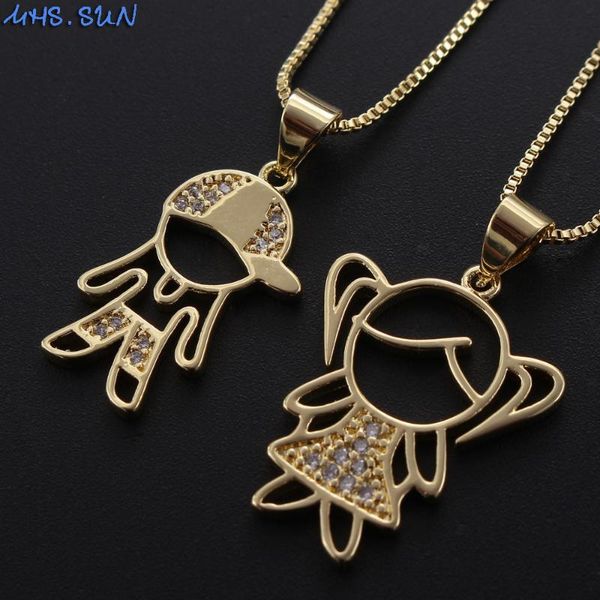 pendant necklaces mhs.sun cute boy girl cubic zirconia necklace fashion family choker jewelry gold color chain for women gift 1pc, Silver
pendant necklaces mhs.sun cute boy girl cubic zirconia necklace fashion family choker jewelry gold color chain for women gift 1pc, Silver