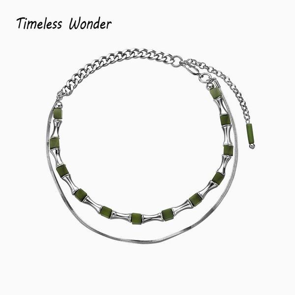 chokers timeless wonder fancy bamboo square faux jade chains necklace women designer jewelry punk ins party goth halloween mix rare 5434, Golden;silver
chokers timeless wonder fancy bamboo square faux jade chains necklace women designer jewelry punk ins party goth halloween mix rare 5434, Golden;silver