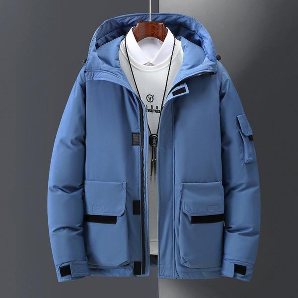 men's down & parkas winter jacket men long white outwear overcoat hooded coat 90% duck inside, Black
men's down & parkas winter jacket men long white outwear overcoat hooded coat 90% duck inside, Black