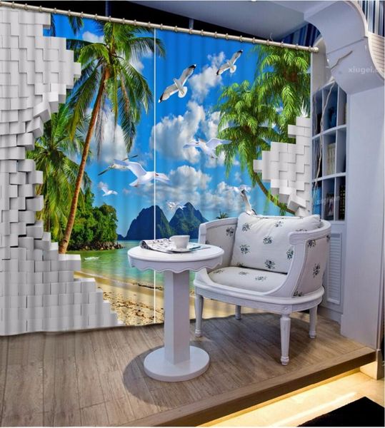 curtain & drapes 3d natural beautiful brick wall cave seascape blue sky white clouds for bathroom blackout
curtain & drapes 3d natural beautiful brick wall cave seascape blue sky white clouds for bathroom blackout