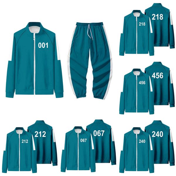 pant sets squid game cosplay costume jacket and pants sportwear round six autumn clothes 456 001 212 067 218 240 dropshipping, Black;brown
pant sets squid game cosplay costume jacket and pants sportwear round six autumn clothes 456 001 212 067 218 240 dropshipping, Black;brown
