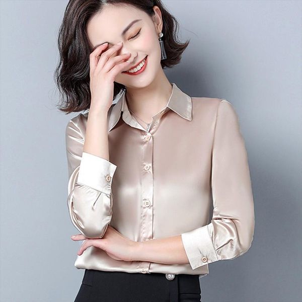 silk satin white solid women shirts long sleeve office lady 3xl 
silk satin white solid women shirts long sleeve office lady 3xl