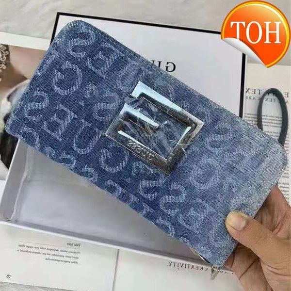 gs fashion brand classic long women's purse denim fabric large letter hand bag mobile phone
gs fashion brand classic long women's purse denim fabric large letter hand bag mobile phone