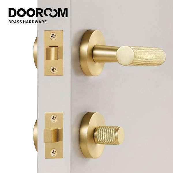 dooroom brass knurled thumb turn key latch lever handle cylinder key escutcheon passage room lock
dooroom brass knurled thumb turn key latch lever handle cylinder key escutcheon passage room lock