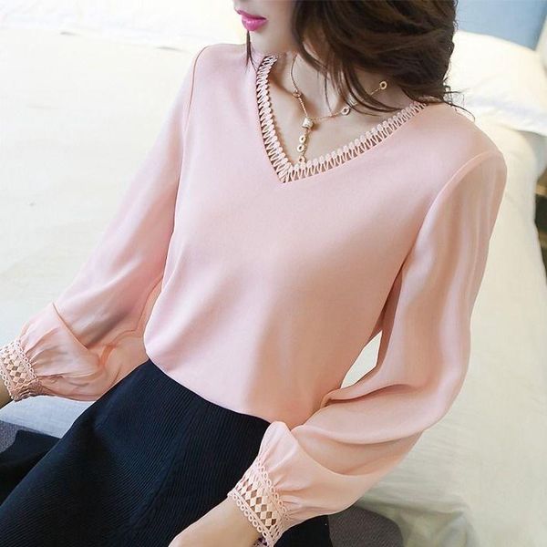 women's polos women summer chiffon bottoming shirts spring 2021 korean casul v-neck lace long sleeve female clothing blusas tunic, White
women's polos women summer chiffon bottoming shirts spring 2021 korean casul v-neck lace long sleeve female clothing blusas tunic, White