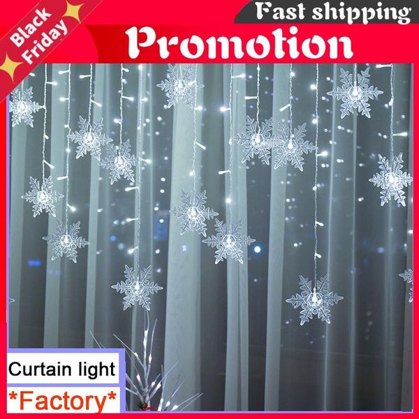 strings indoor outdoor christmas snowflake led string light flashing fairy lights curtain garland for holiday party year decor
strings indoor outdoor christmas snowflake led string light flashing fairy lights curtain garland for holiday party year decor