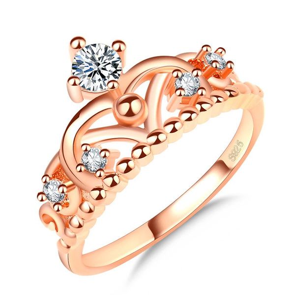 cluster rings 2021 crown rose gold ring shiny zircon women's personalized jewelry wholesale for women, Golden;silver
cluster rings 2021 crown rose gold ring shiny zircon women's personalized jewelry wholesale for women, Golden;silver