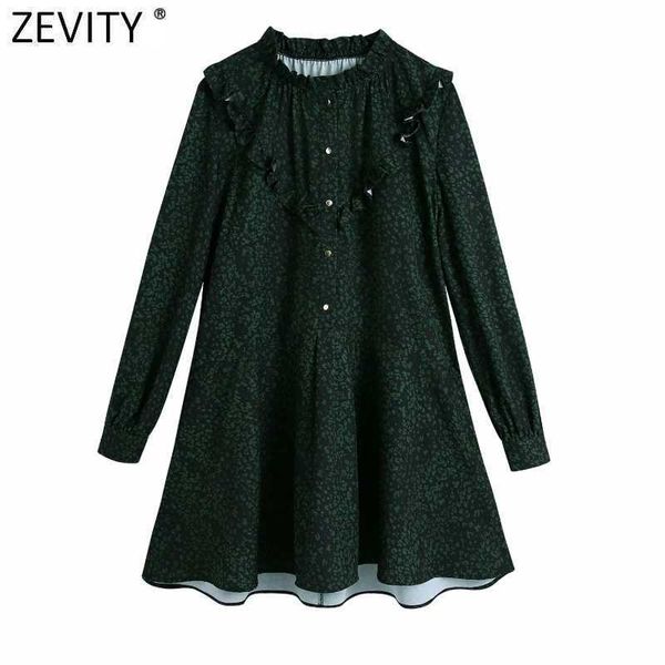 zevity women vintage o neck agaric lace leopard print green mini dress femme ruffles a line vestido chic casual cloth ds4711 210603, Black;gray
zevity women vintage o neck agaric lace leopard print green mini dress femme ruffles a line vestido chic casual cloth ds4711 210603, Black;gray