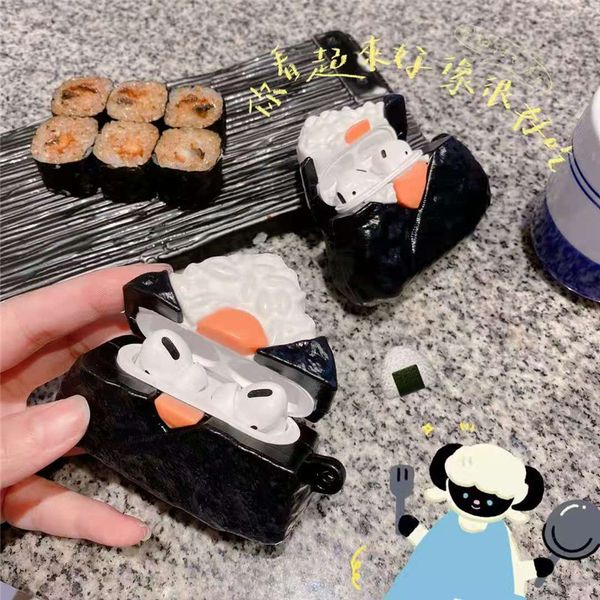 3d funny japanese sushi hamburger case for airpods pro case luxury silicone wireless charging box headphones case with keychain
3d funny japanese sushi hamburger case for airpods pro case luxury silicone wireless charging box headphones case with keychain