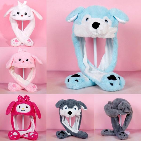 beanie/skull caps funny animal plush hat cute ears moving jumping earflap cosplay party props, Blue;gray
beanie/skull caps funny animal plush hat cute ears moving jumping earflap cosplay party props, Blue;gray