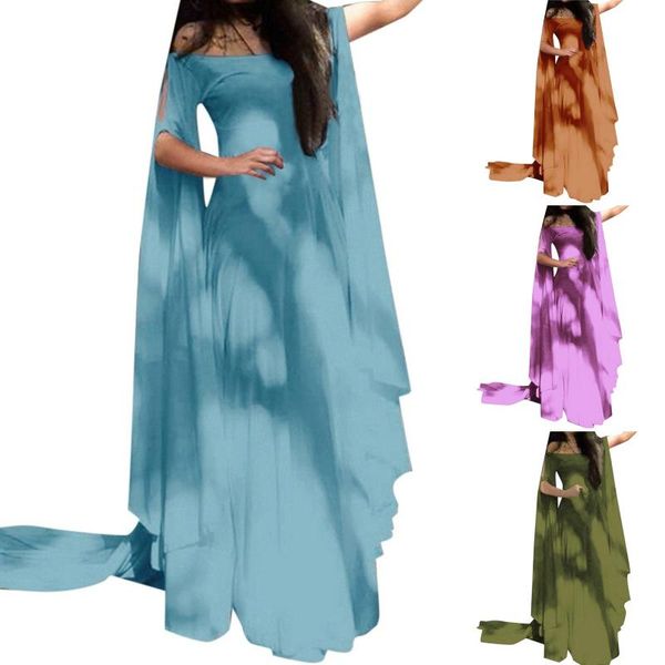 casual dresses women retro cosplay elegant long dress summer short sleeve maxi party club ladies clothes, Black;gray
casual dresses women retro cosplay elegant long dress summer short sleeve maxi party club ladies clothes, Black;gray