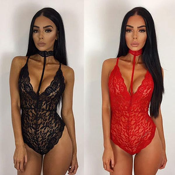 halter lace choker bodysuit women see-through deep v neck lingerie solid nightwear underwear babydoll sleepwear teddies
halter lace choker bodysuit women see-through deep v neck lingerie solid nightwear underwear babydoll sleepwear teddies